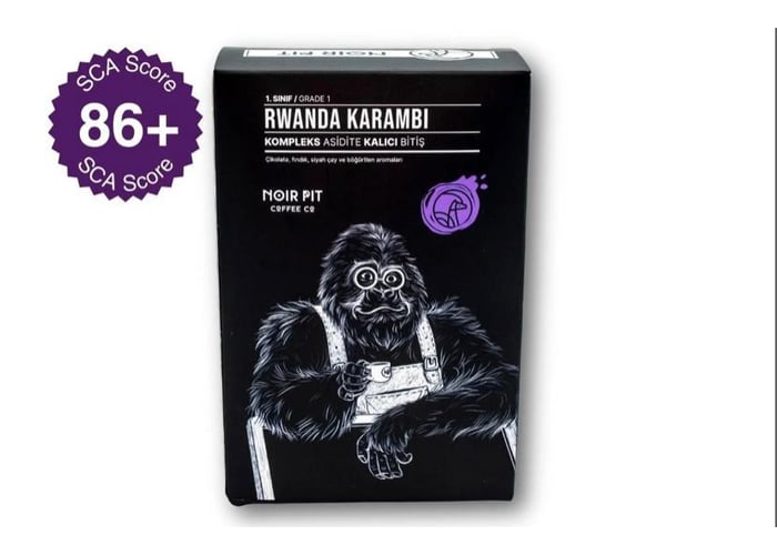 Rwanda Grade-1 Öğütülmüş Kahve (Öğütülmüş, 1000gr) - Noir Pit Coffee
