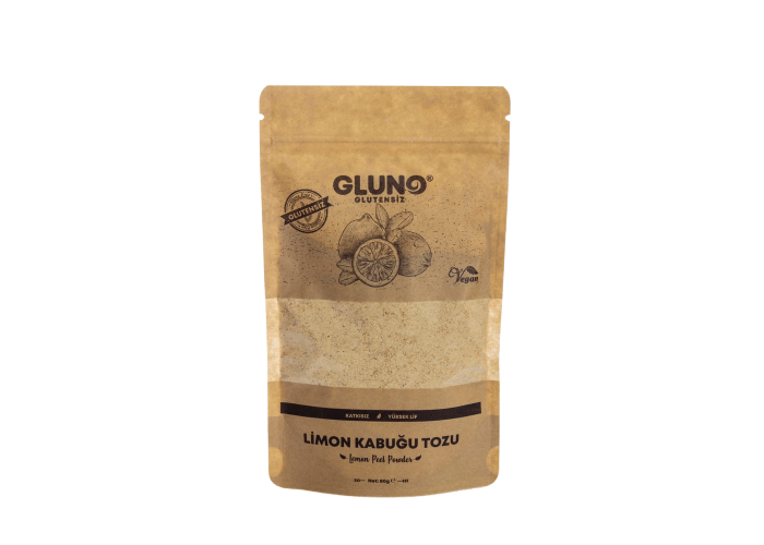 Glutensiz Limon Kabuğu Tozu (80gr) - Gluno Glutensiz