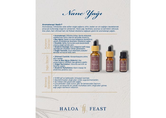 Nane Yağı (30ml) - HALOA FEAST