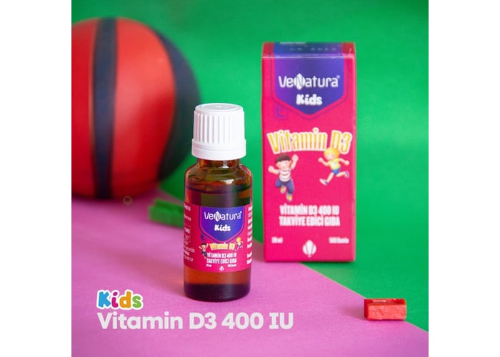 Kids Vitamin D3 400 IU (20ml) - Venatura