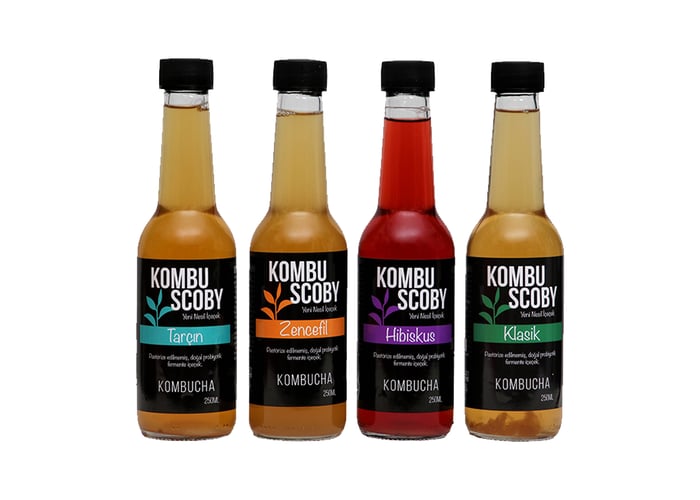 Karışık Kombu Çayı (4 adet x 250ml) - KombuScoby