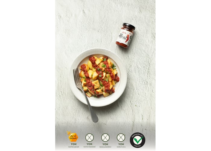 Közlenmiş Acı Biber Sosu (Çok Acı,105gr) - Allezz