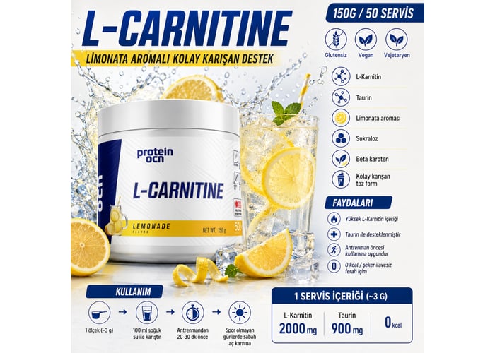 L-Carnitine Limonata (150gr) - Proteinocean
