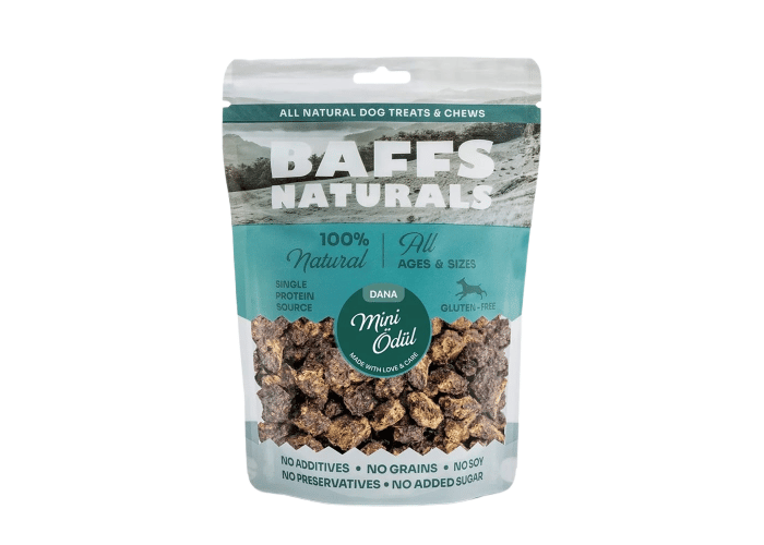 Baffs Naturals Dana Mini Ödül Doğal Köpek Ödül Maması (100gr)