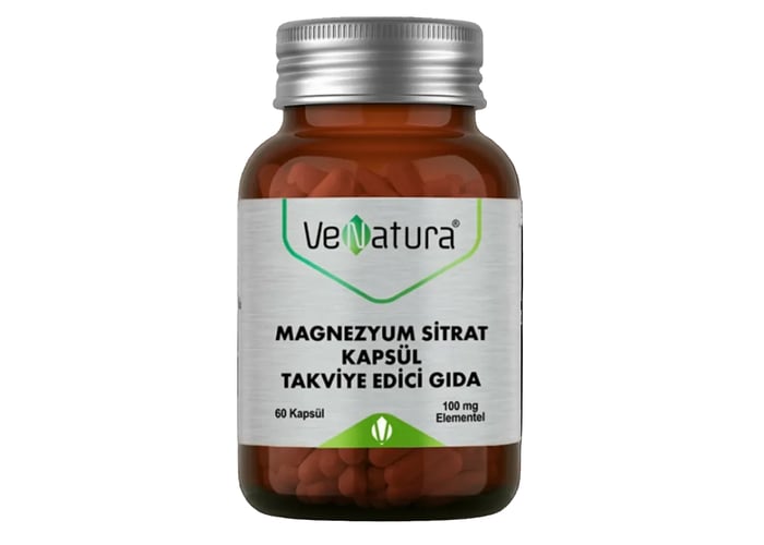 Magnezyum Sitrat (60 kapsül) - Venatura
