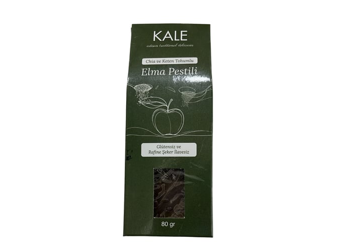 Chia & Keten Tohumlu Elma Pestili (80gr) - Kale
