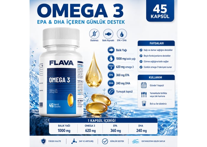 Omega 3 (45 kapsül) - Proteinocean