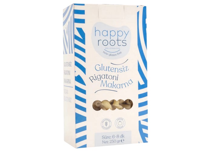 Rigatoni Makarna (Glutensiz, 250gr) - Happy Roots