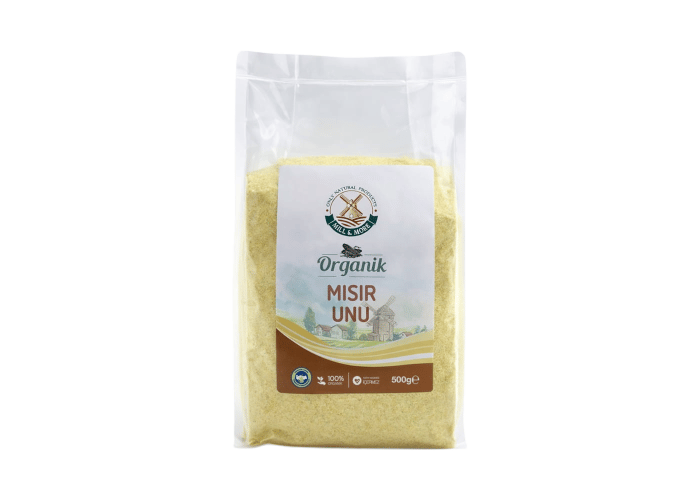 Mill & More Organik Mısır Unu (500gr)