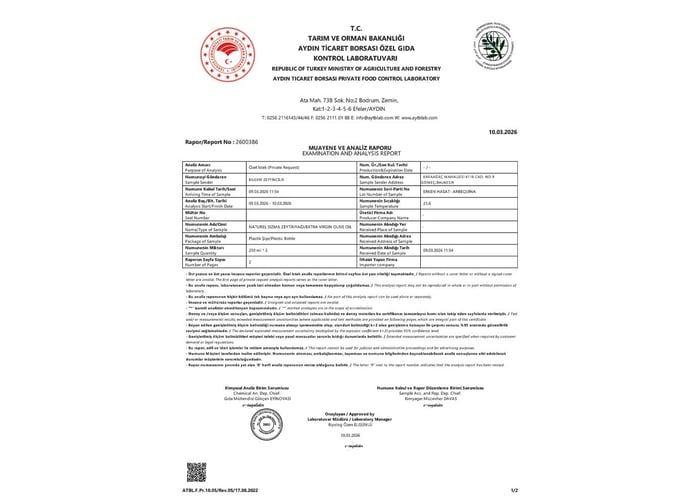Mira Arbequina (349+) Yüksek Polifenol Erken Hasat Zeytinyağı (4 adet x 0,5lt) - Bilgem Zeytincilik