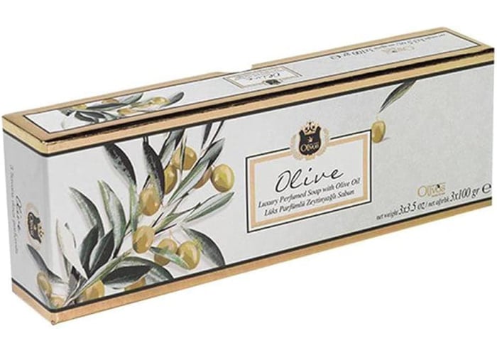 Lüks Parfümlü Zeytinyağı Sabunu (3 adet, 100gr) - Olivos