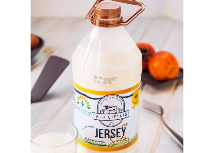 Jersey Çiğ Süt (3lt) - Talu Çiftliği