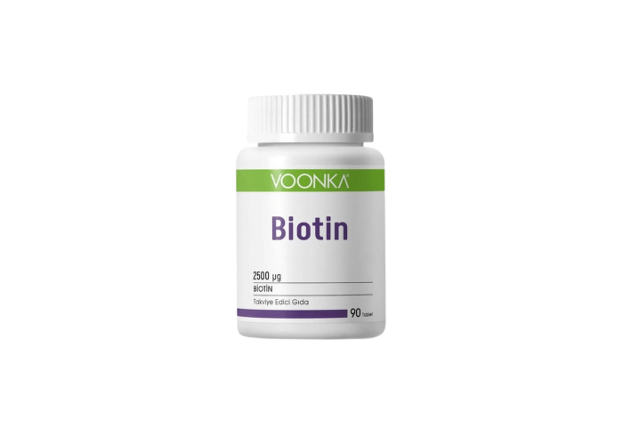 Biotin (2500mcg, 90 tablet) - Voonka