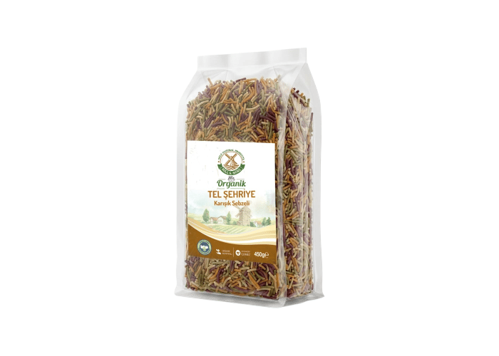 Organik Karışık Sebzeli Tel Şehriye (450gr) - Mill & More