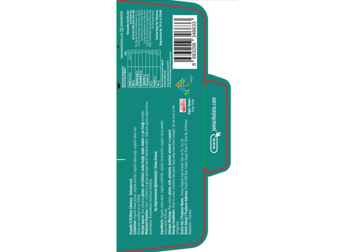 Organik %70 Bitter Çikolata (Şeker İlavesiz, 40gr) - Jovia
