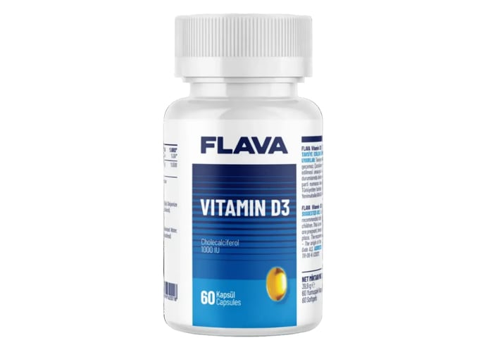 Vitamin D3 (60 kapsül) - Proteinocean