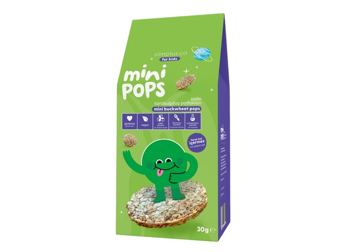 Mini Pops Karabuğday Patlakları (Glutensiz, 30gr) - Slimplus