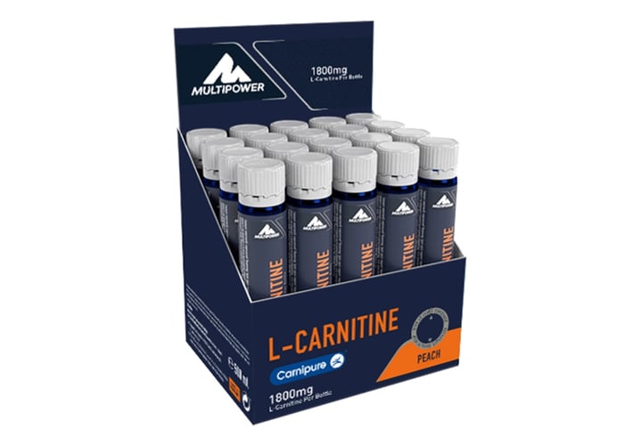 Multipower Şeftali L-Carnitine (20 Ampul, 1800mg)