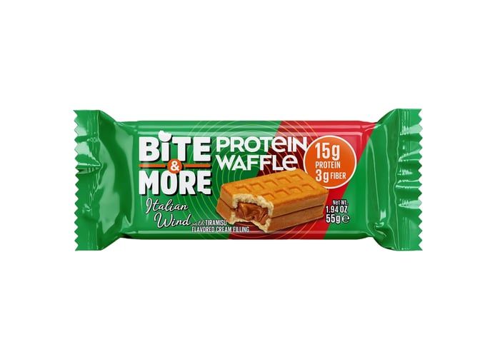Protein Waffle Tiramisu (55gr) - Bite&more