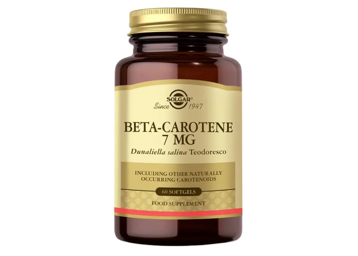 Beta Carotene (60 kapsül, 7mg) - Solgar