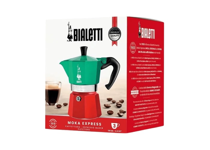 Moka Express Italia Multicolor (3 cup) - Bialetti