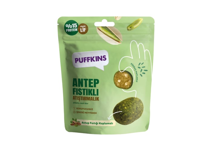 Puffkins Antep Fıstıklı Atıştırmalık (75gr) - Veggy