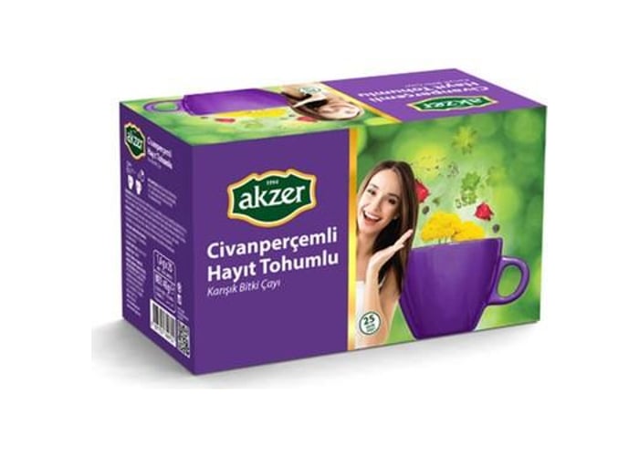 Civanperçemli Hayıt Tohumlu Karışık Bitki Çayı (60'lı) - Akzer