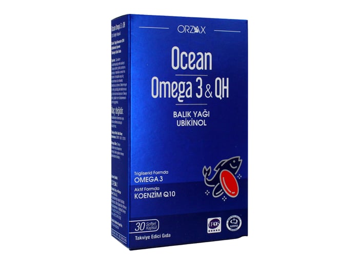 Ocean Omega 3 & QH (30 softjel kapsül) - Orzax