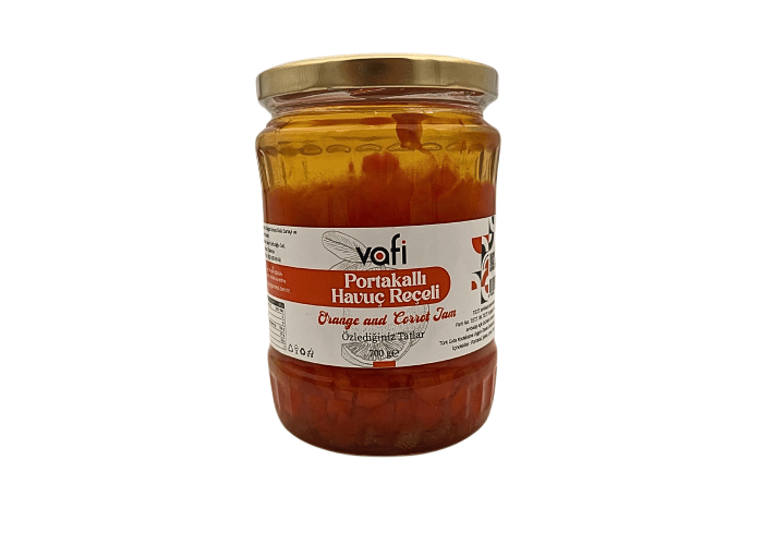 Portakallı Havuç Reçeli (700gr) - Memleket Gurmesi