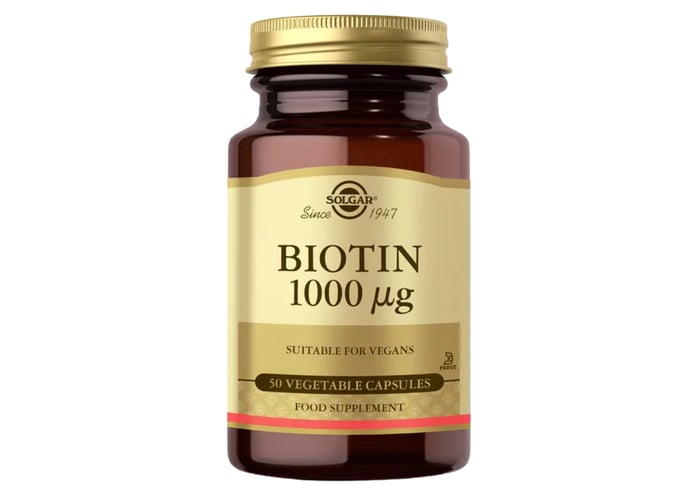 Biotin (50 kapsül, 1000mcg) - Solgar
