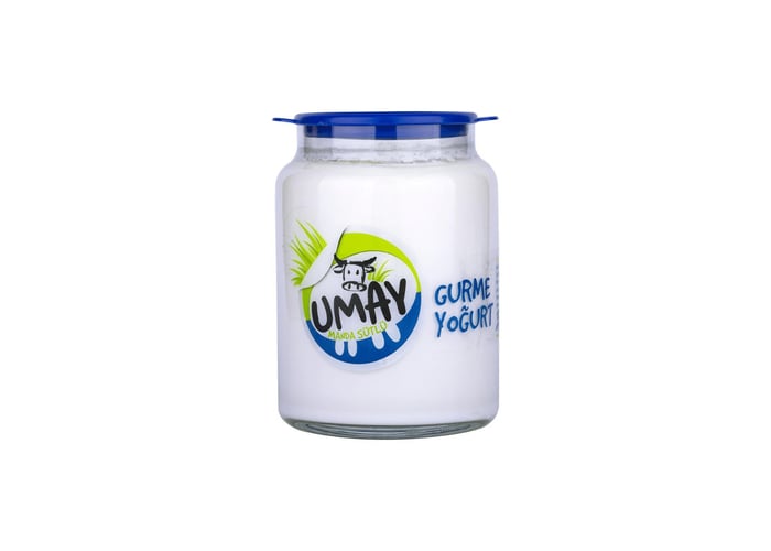 Cam Kavanoz Gurme Yoğurt (800gr) - Umay