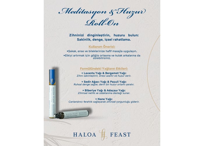Meditasyon Huzur Roll - On (10ml) - HALOA FEAST