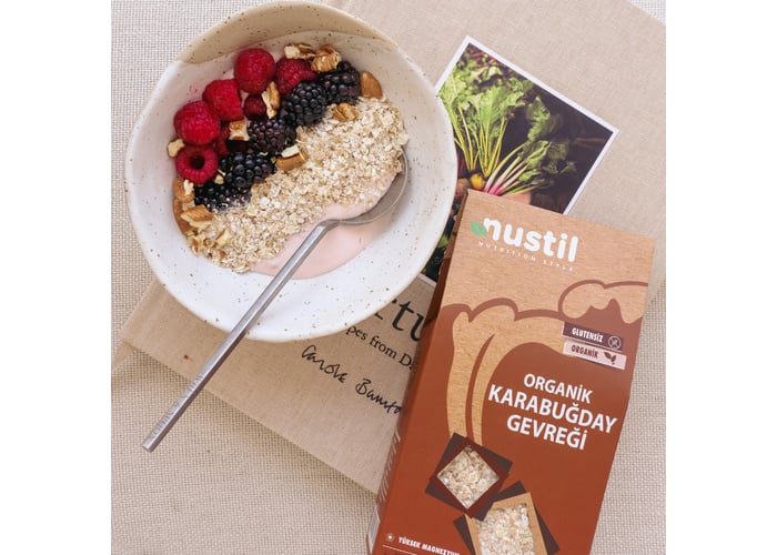 Organik Karabuğday Gevreği (250gr) - Nustil