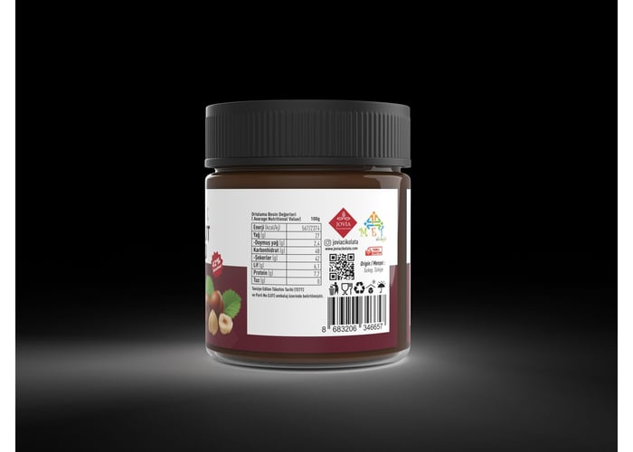 Organik Çikolatalı Fındık Kreması (200gr) - Jovia