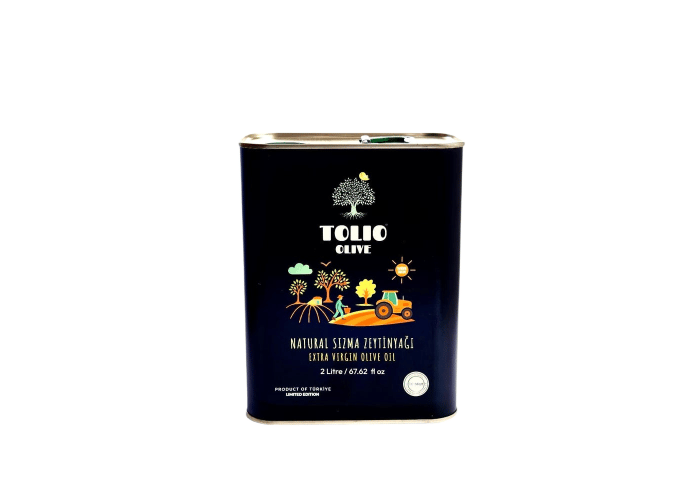 Soğuk Sıkım Natural Sızma Zeytinyağı (2lt) - Tolio Farm