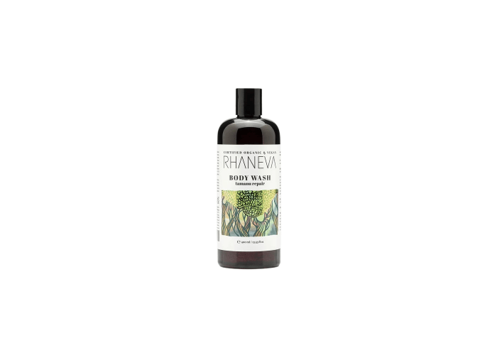 Rhaneva Hassas Ciltler için Sülfatsız Aromaterapik Duş Jeli (Organik ve Vegan Sertifikalı, 400ml)
