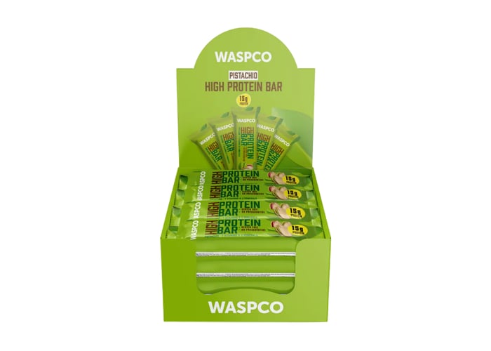 Antep Fıstıklı Yüksek Protein Bar (12 adet x 50gr) - Waspco