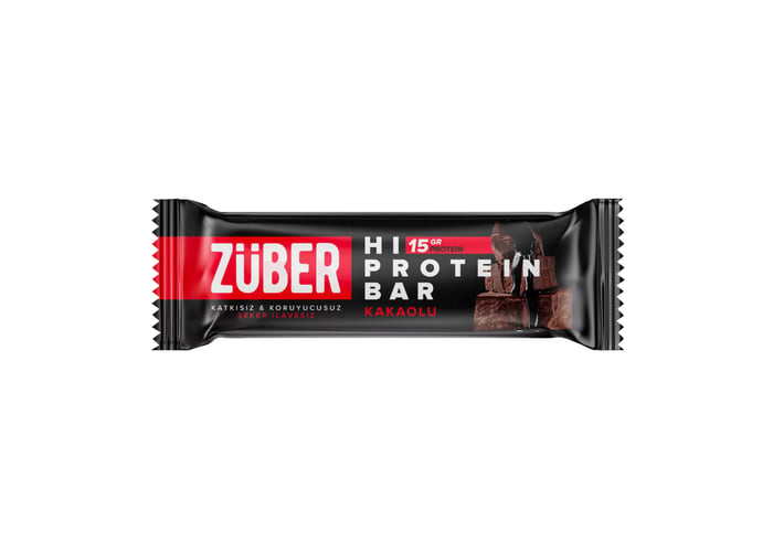 Kakaolu Yüksek Protein Bar (45gr) - Züber