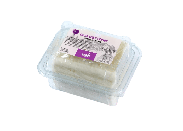 Ezine Orta Sert Tam Yağlı Beyaz Peynir (375gr) - Vafi
