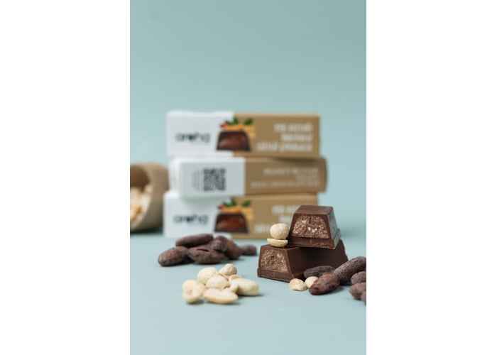 Yer Fıstığı Dolgulu Sütlü Çikolata (38gr) - Aroha