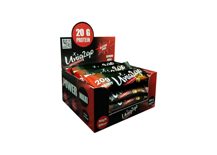 Bademli Power Maxi Proteinli Bar (12 adet x 65gr) - Uniq2go