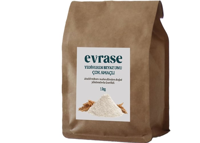 Evrase Atalık Yediveren Beyaz Unu (Çok amaçlı, 1kg)