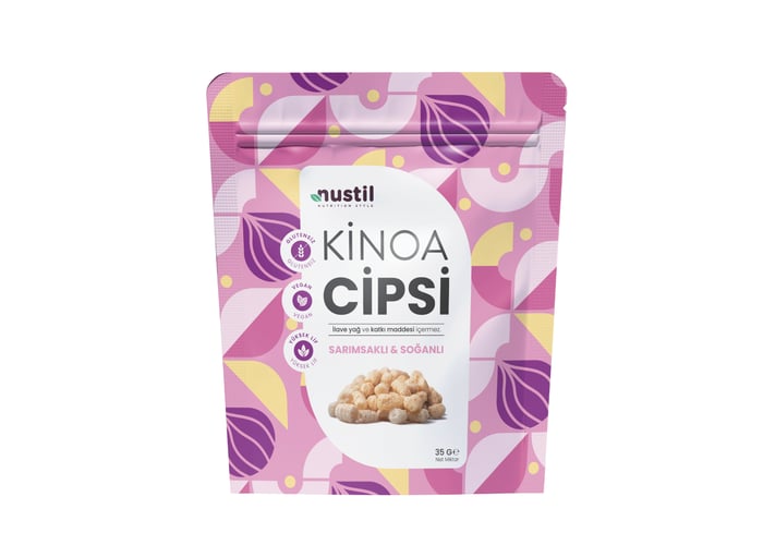 Sarımsaklı & Soğanlı Kinoa Cipsi (35gr) - Nustil