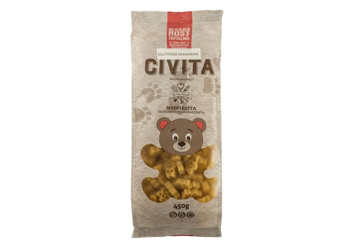 Teddy Ayıcıklı Makarna (Glutensiz, 450gr) - Civita