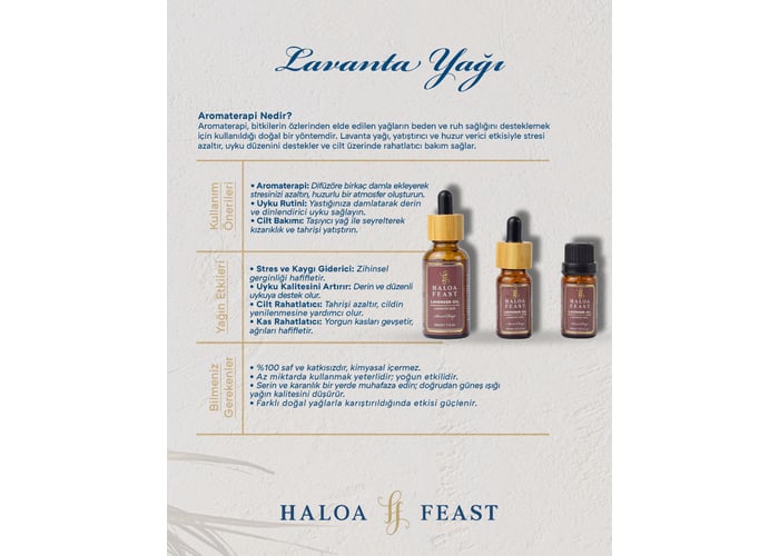 Lavanta Yağı (30ml) - HALOA FEAST