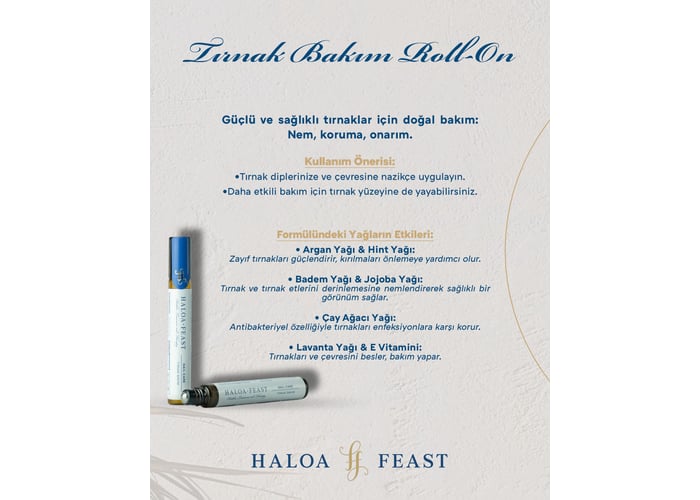 Tırnak Bakım Roll - On (10ml) - HALOA FEAST