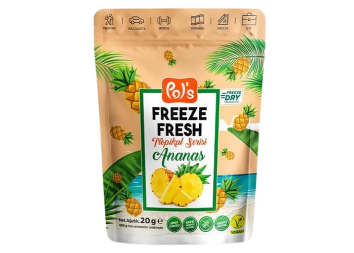 Kurutulmuş Ananas (20gr) - Pol’s