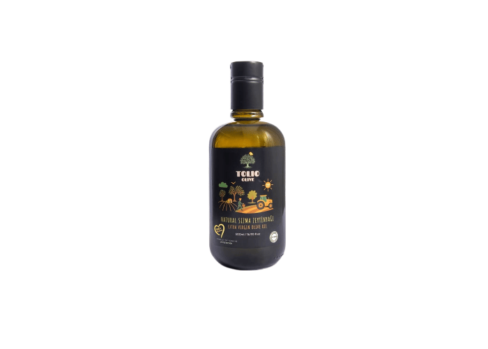 Tolio Farm Yüksek Polifenollü 500+ Olgun Hasat Sızma Zeytinyağı (500ml)