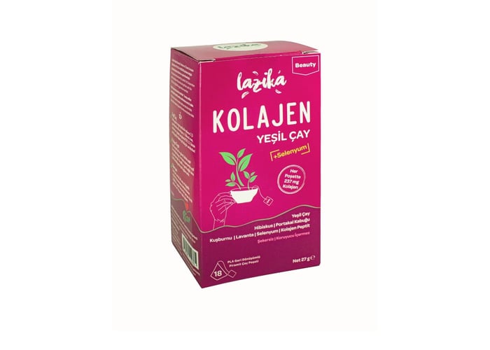 Kolajenli Yeşil Çay (18 piramit poşet) - Lazika