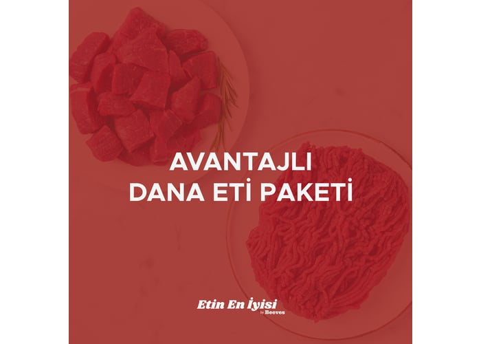 Avantajlı Dana Eti Paketi - Etin En İyisi